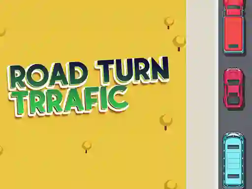 Igra Road Turn Trrafic spletu