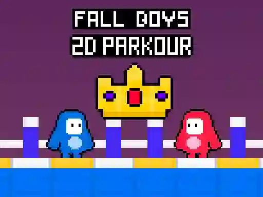 Igra Fall Boys 2D Parkour spletu