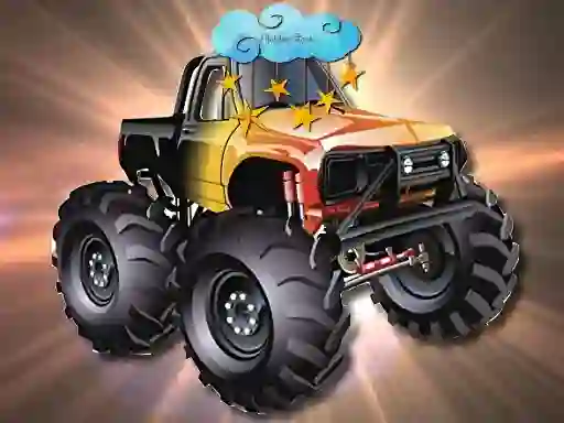 Igra Cartoon Trucks Hidden Stars spletu