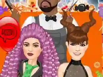 Igra Jenner Sisters Spooky Hairstyles spletu