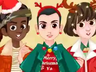 Igra Stranger things Christmas party spletu