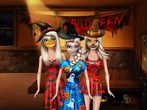 Igra Spooky Halloween Dolls spletu