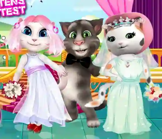 Igra White Kittens Bride Contest spletu
