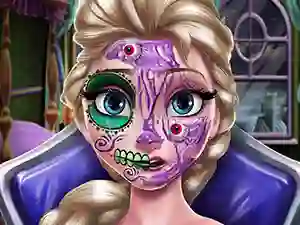 Igra Elsa Scary Halloween Makeup spletu