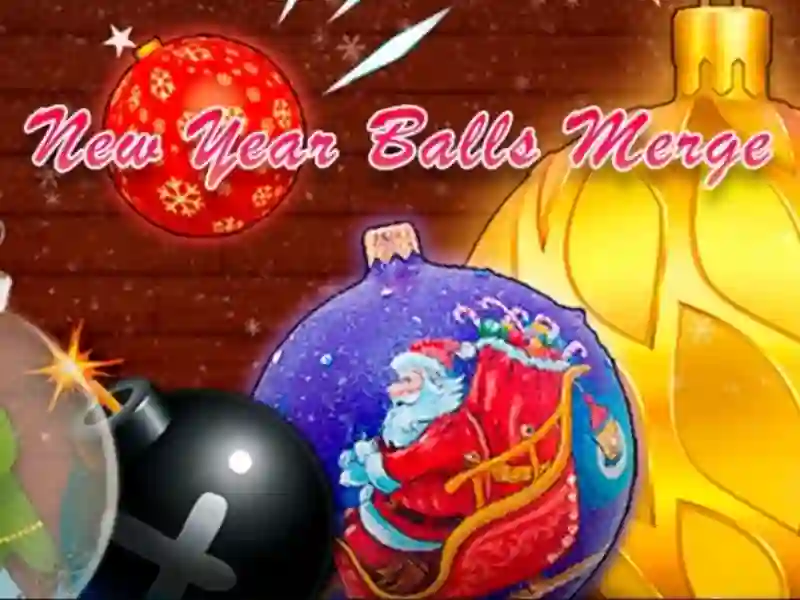 Igra New Year Balls Merge spletu