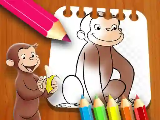 Igra Curious George Coloring Book spletu