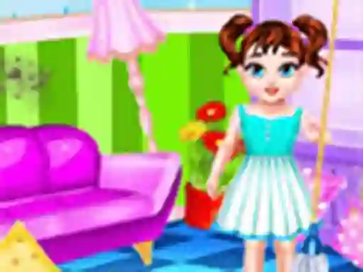 Igra Baby Taylor Messy Home Cleaning spletu
