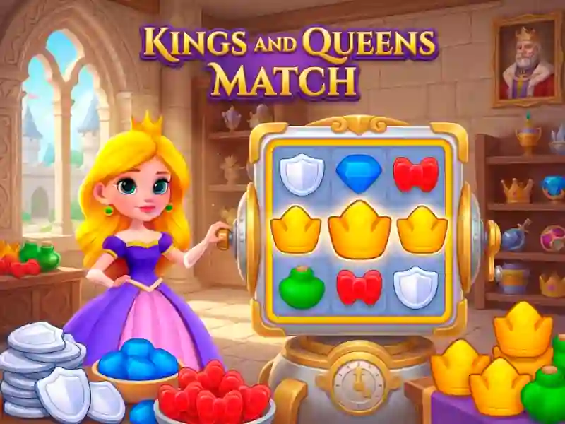 Igra Kings and Queens Match spletu