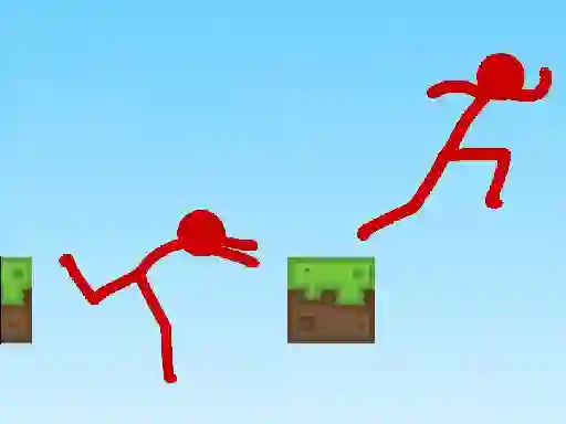 Igra Stickman Parkour spletu