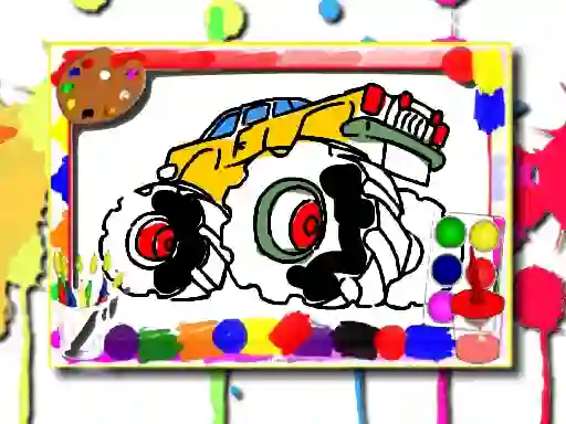 Igra Monster Truck Coloring Book spletu
