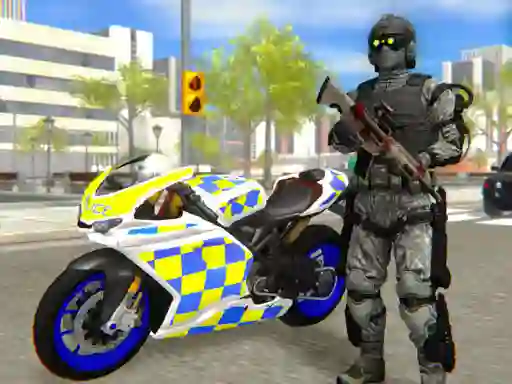Igra Police Bike City Simulator spletu