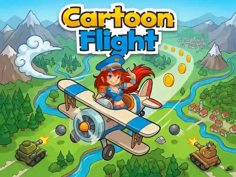 Igra Cartoon Flight spletu