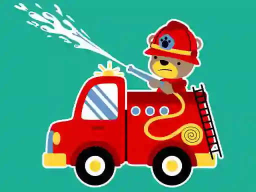 Igra Animal Firetrucks Match 3 spletu