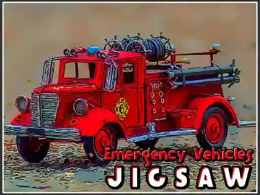 Igra Emergency Vehicles Jigsaw spletu