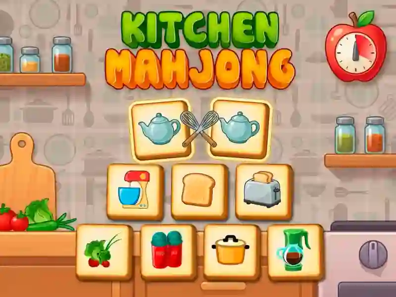 Igra Kitchen mahjong spletu