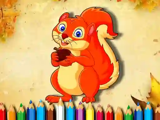 Igra Squirrel Coloring Book spletu