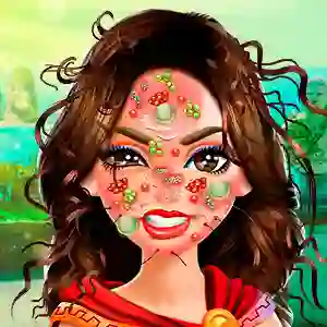 Igra Wonder Woman Face Care spletu