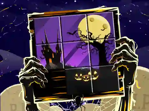 Igra Puzzle Slide Terror spletu