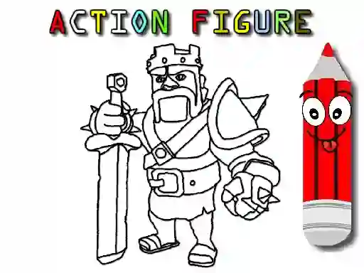 Igra Back To School: Action Figure Coloring spletu