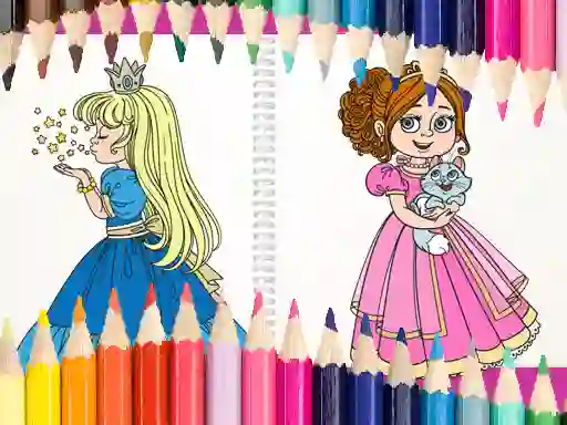 Igra Beautiful Princess Coloring Book spletu