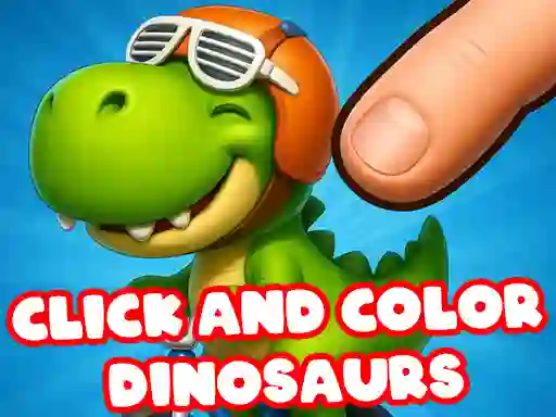 Igra Click And Colors Dinosaurs spletu