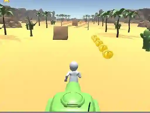 Igra 3D Desert Parkour spletu