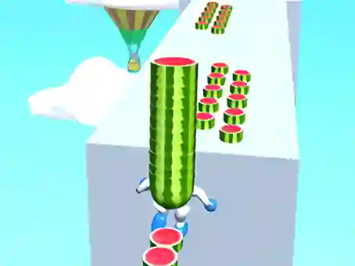 Igra Watermelon Run 3d spletu