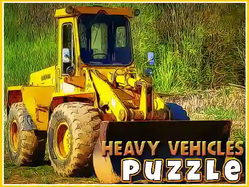 Igra Heavy Vehicles Puzzle spletu