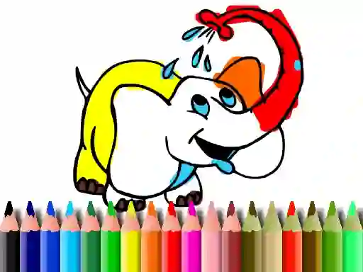 Igra Back To School: Elephant coloring spletu