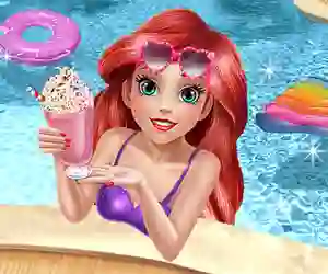 Igra Mermaid Princess Pool Time spletu