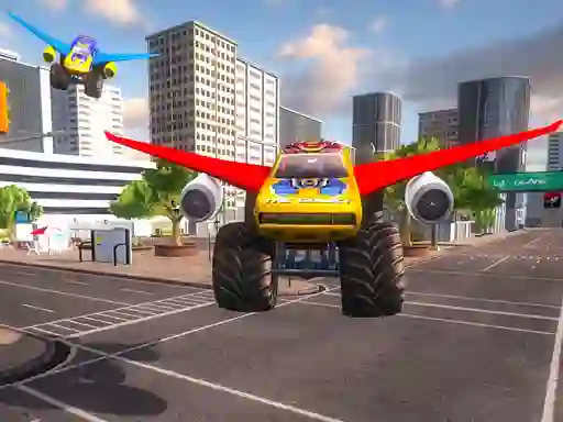 Igra Real Flying Truck Simulator 3d spletu