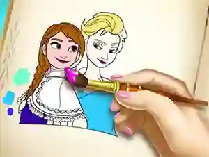 Igra Ice Kingdom Coloring Book spletu