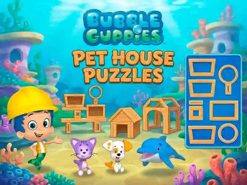 Igra Bubble Guppies Pet House Puzzles spletu
