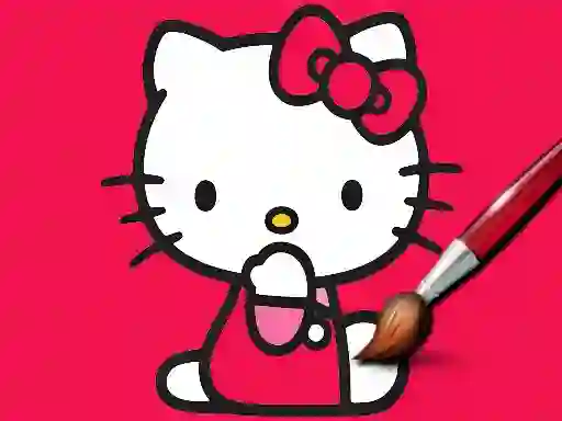 Igra Easy Coloring Kitty spletu