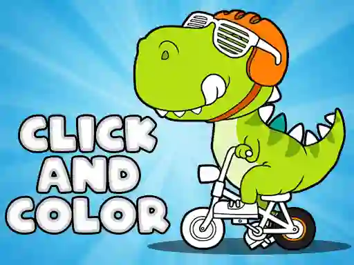 Igra Click And Color Dinosaurs spletu