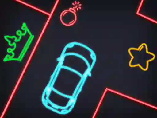 Igra Neon Car Puzzle spletu