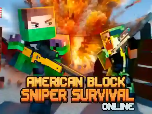 Igra American Block Sniper Survival Online spletu