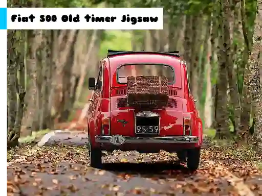 Igra Fiat 500 Old Timer Jigsaw spletu