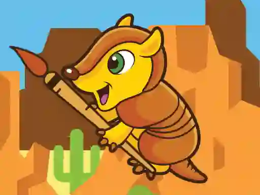Igra Happy Armadillo Coloring spletu