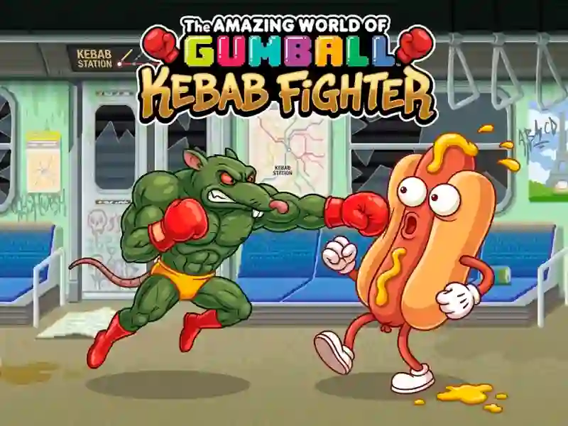 Igra The Amazing World of Gumball Kebab Fighter spletu