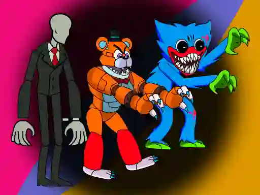 Igra Monsters Attack Among Us Squad spletu