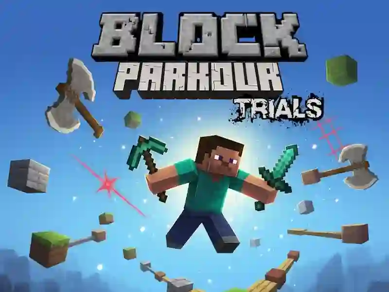 Igra Block Parkour Trials spletu
