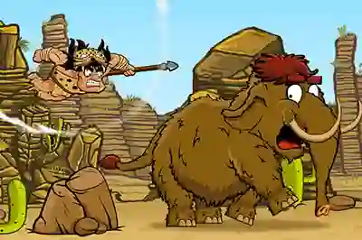 Igra Caveman Hunt spletu