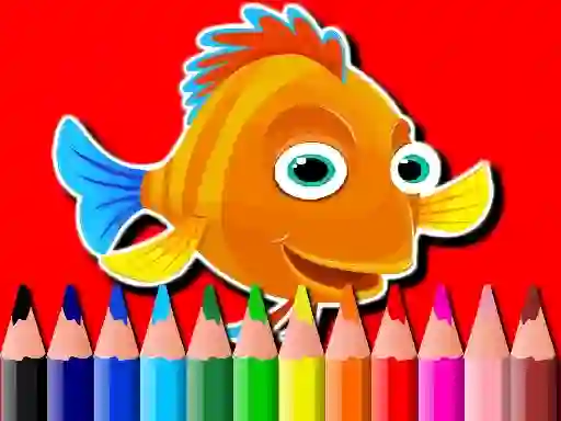 Igra Back To School: Fish Coloring Book spletu