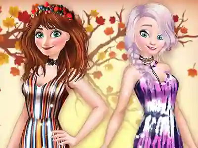 Igra Princesses BFFs Fall Party spletu