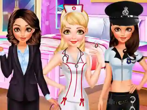 Igra BFF Princess Career Photoshoot spletu