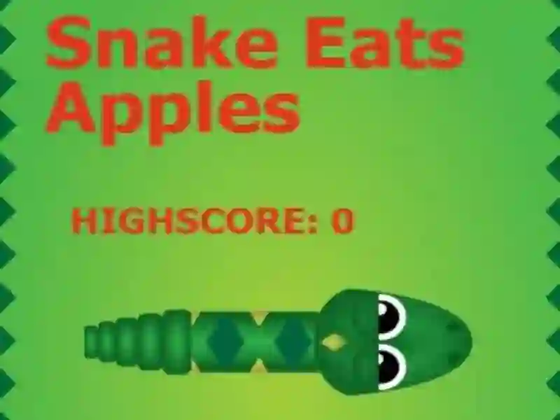 Igra Snake Eats Apples spletu