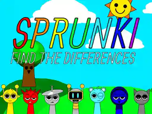 Igra Sprunki Find The Differences spletu