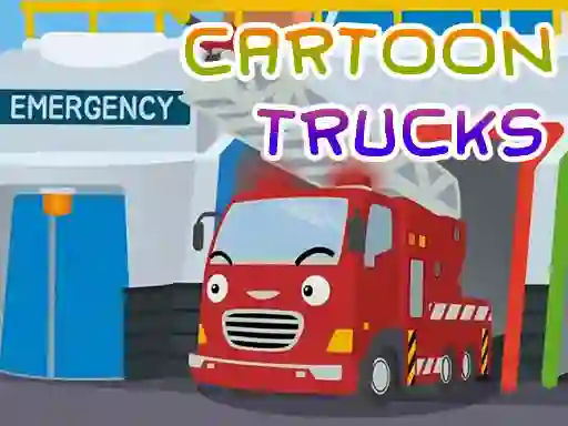 Igra Cartoon Trucks Jigsaw spletu