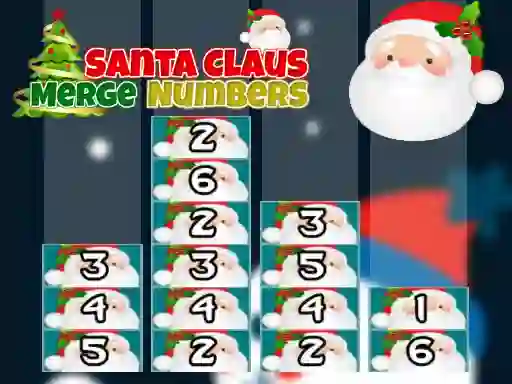 Igra Santa Claus Merge Numbers spletu